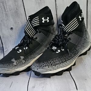 Under Armour Black and White Athletic Shoes